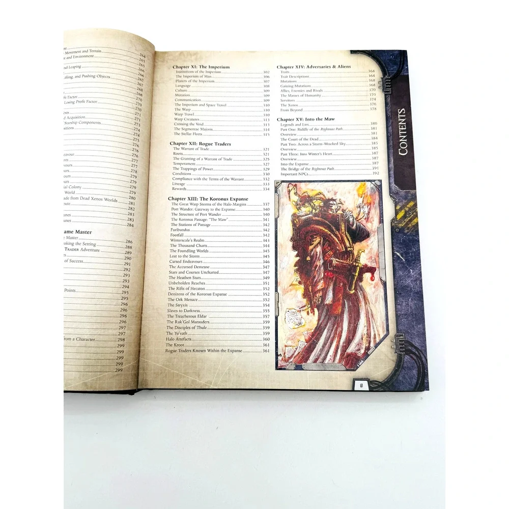 Warhammer 40K Rogue Trader Core Rulebook RPG Fantasy Flight Games 2009 RT01